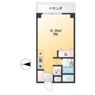 東京都江戸川区中葛西1【マンション】の間取り