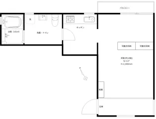 キュアコート神宮前【3階】の間取り