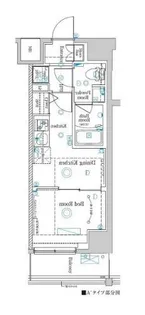 ラフィスタ中野本町【8階】の間取り