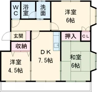 ヴューラセイホウ【2階】の間取り