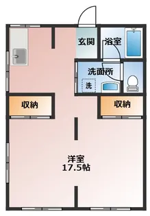 グリーンヒルズ小原台アパート【1階】の間取り