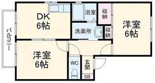 ラポール藤【2階】の間取り