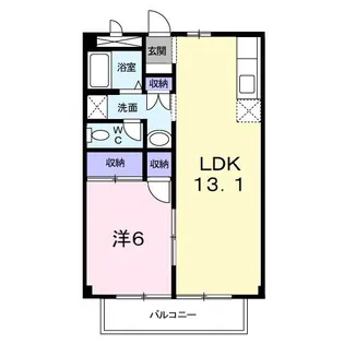 茨城県鉾田市新鉾田1【アパート】の間取り