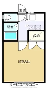 コーポ伊藤I【1階】の間取り