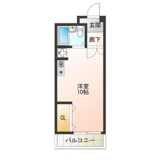 1Rの間取り画像