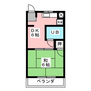 プチメゾン池見【1階】の間取り