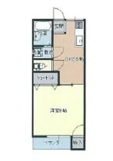 フレンズ通町北【1階】の間取り