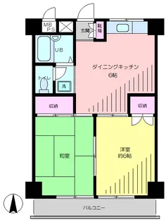 第2清和マンション【3階】の間取り