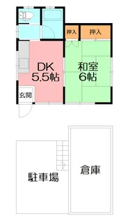 神奈川県小田原市蓮正寺【一戸建】の間取り