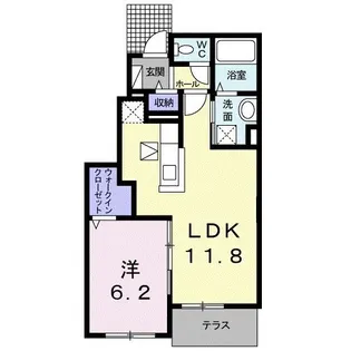 ニュー・アベラントII【1階】の間取り