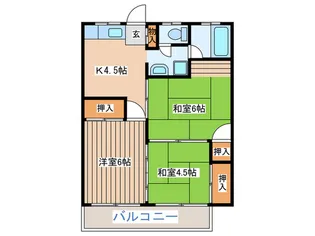 ショウエイコーポラス【2階】の間取り