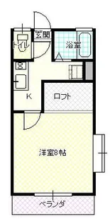 山形県山形市南原町2【アパート】の間取り