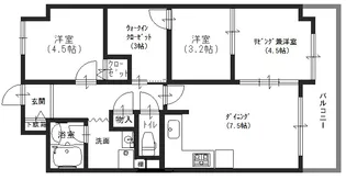 コスモ尼崎駅前通り【2階】の間取り