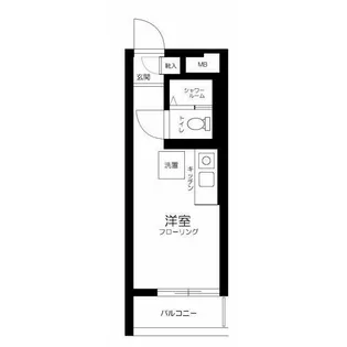 シティコア新宿【2階】の間取り