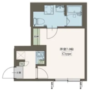エイグラン一橋学園【3階】の間取り