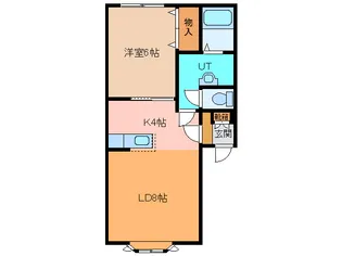 APIA【1階】の間取り