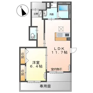 レ・セーナ【1階】の間取り