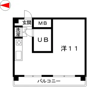萱野ノ杜之館 名豊塩釜【5階】の間取り
