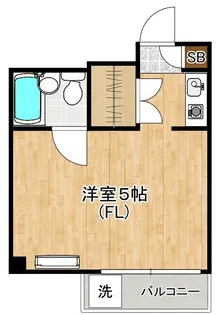 ホワイトハウスQ【2階】の間取り