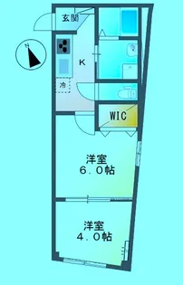 神奈川県横浜市港北区大曽根1【マンション】の間取り