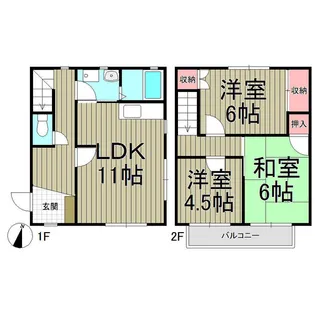 神奈川県鎌倉市岩瀬1【一戸建】の間取り