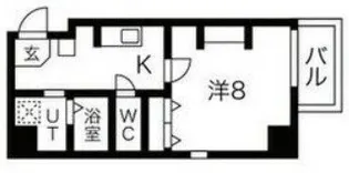 エヌエムスワサント【5階】の間取り