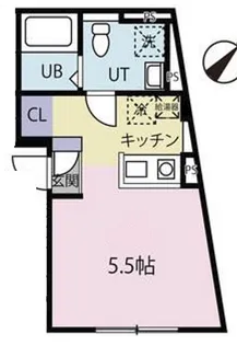 東京都中野区沼袋3【マンション】の間取り