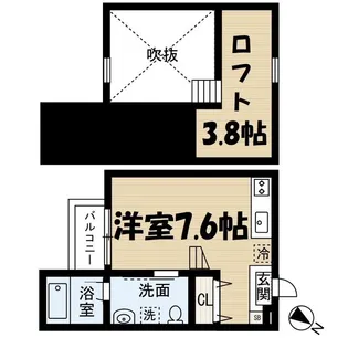 埼玉県さいたま市北区本郷町【アパート】の間取り