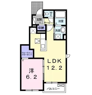 カレントII【1階】の間取り