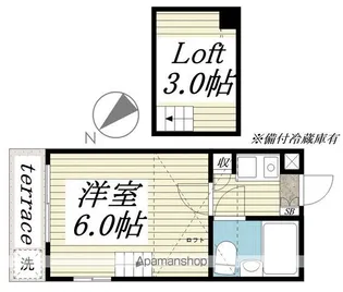 ジュネパレス船橋第53【1階】の間取り
