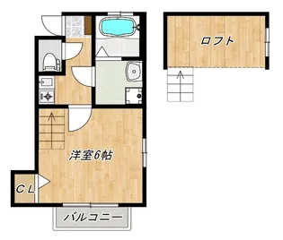 清静ハイム【2階】の間取り