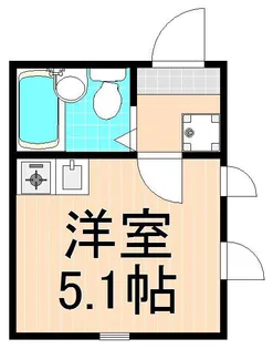 シャンティ北千住【2階】の間取り