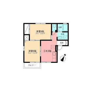 神奈川県秦野市今泉【アパート】の間取り