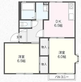 フレグランスM2【2階】の間取り