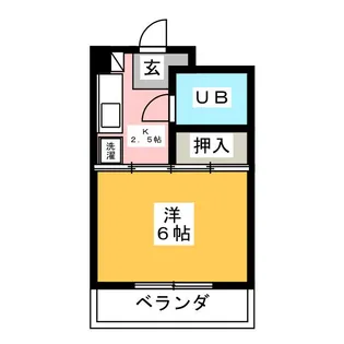 ベレッツァ白山【2階】の間取り