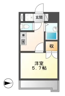セジュール栄【2階】の間取り