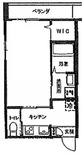 1Kの間取り画像