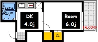 ピュアシティ【5階】の間取り