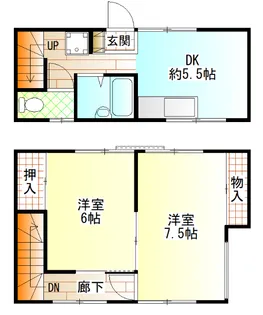 神奈川県小田原市東町2【一戸建】の間取り