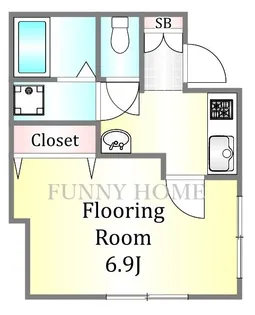東京都世田谷区桜新町2【マンション】の間取り