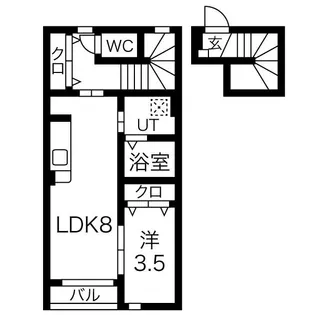 O s court(オーズコート)【2階】の間取り