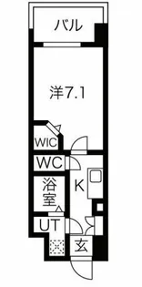 ミラージュパレス難波幸町【3階】の間取り