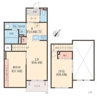 仮)相模原市中央区上溝アパート【2階】の間取り
