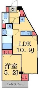 プリファード幕張(マクハリ)【3階】の間取り