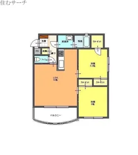 ラウレア【3階】の間取り