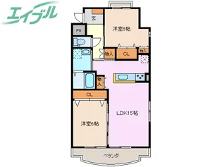 マスターズ・フォート【4階】の間取り