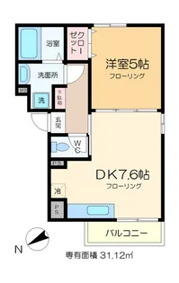 エイジングY・M・J【1階】の間取り