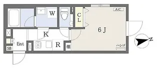 ReveResidence代々木【3階】の間取り