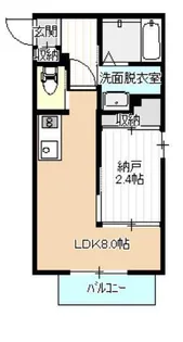 メゾン・フルール【2階】の間取り