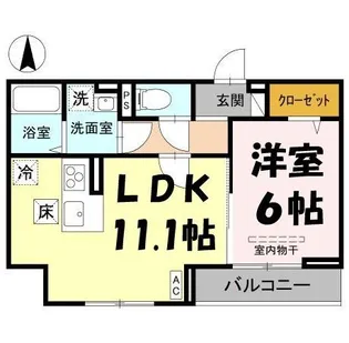 埼玉県春日部市南1【アパート】の間取り